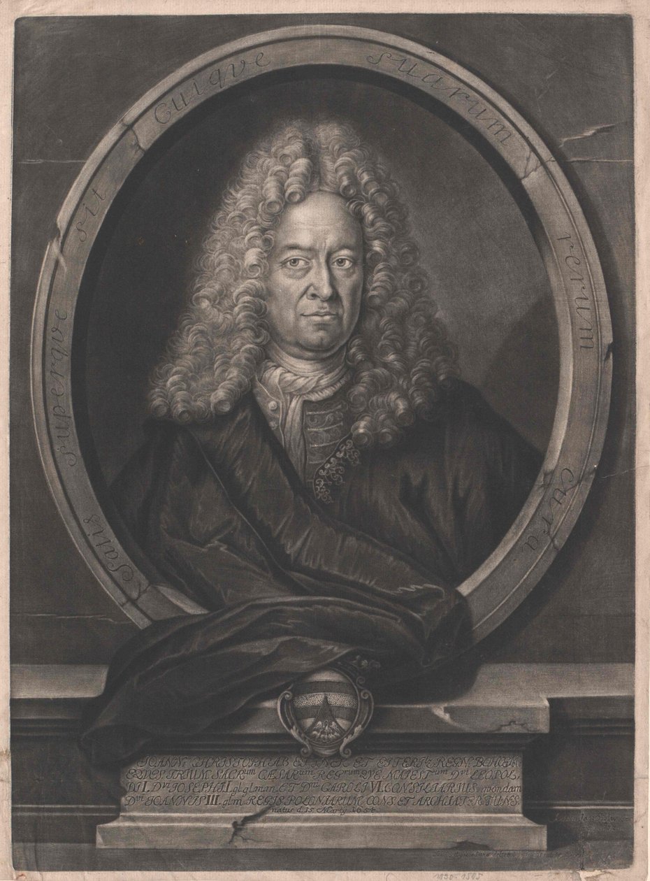 Johann Christoph von Ettner e Eiteritz da Artist Unknown