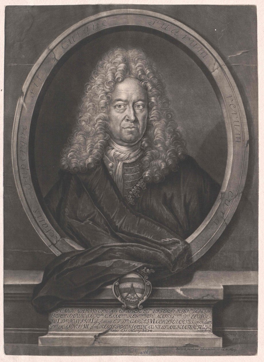 Johann Christoph von Ettner e Eiteritz da Artist Unknown