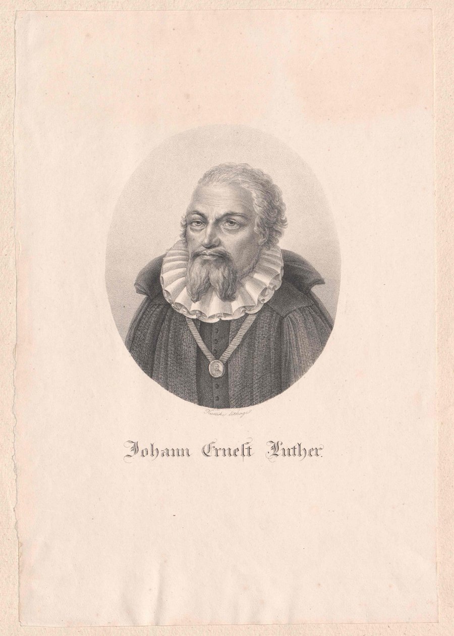 Johann Ernst Lutero da Artist Unknown