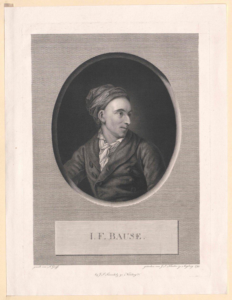 Johann Friedrich Bause da Artist Unknown