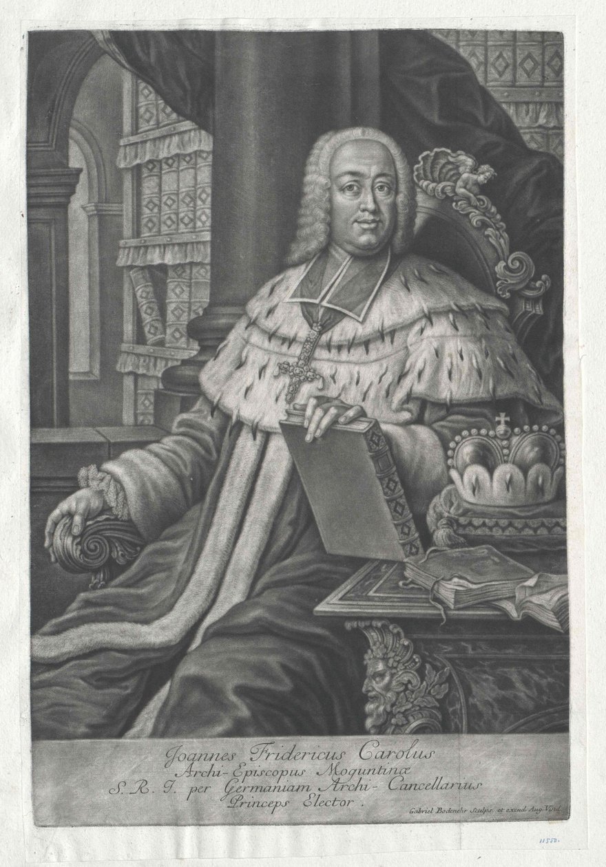 Johann Friedrich Carl conte Ostein da Artist Unknown