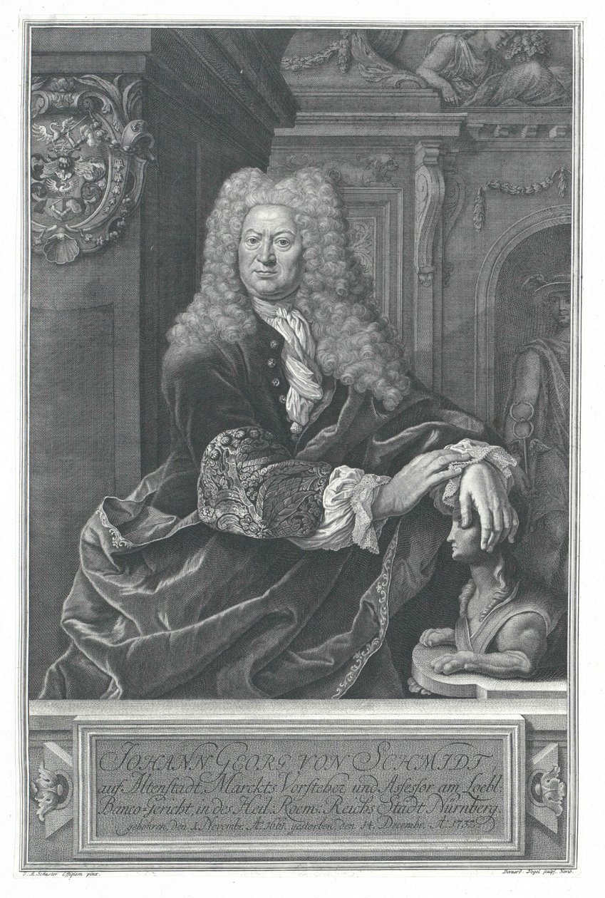 Johann Georg von Schmidt ad Altenstadt da Artist Unknown
