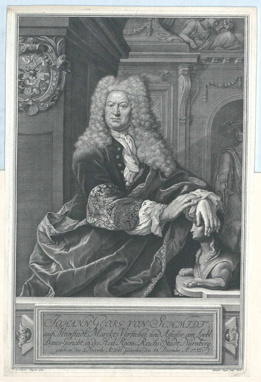 Johann Georg von Schmidt su Altenstadt da Artist Unknown