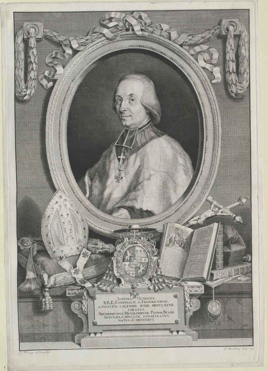 Johann Heinrich conte Frankenberg da Artist Unknown