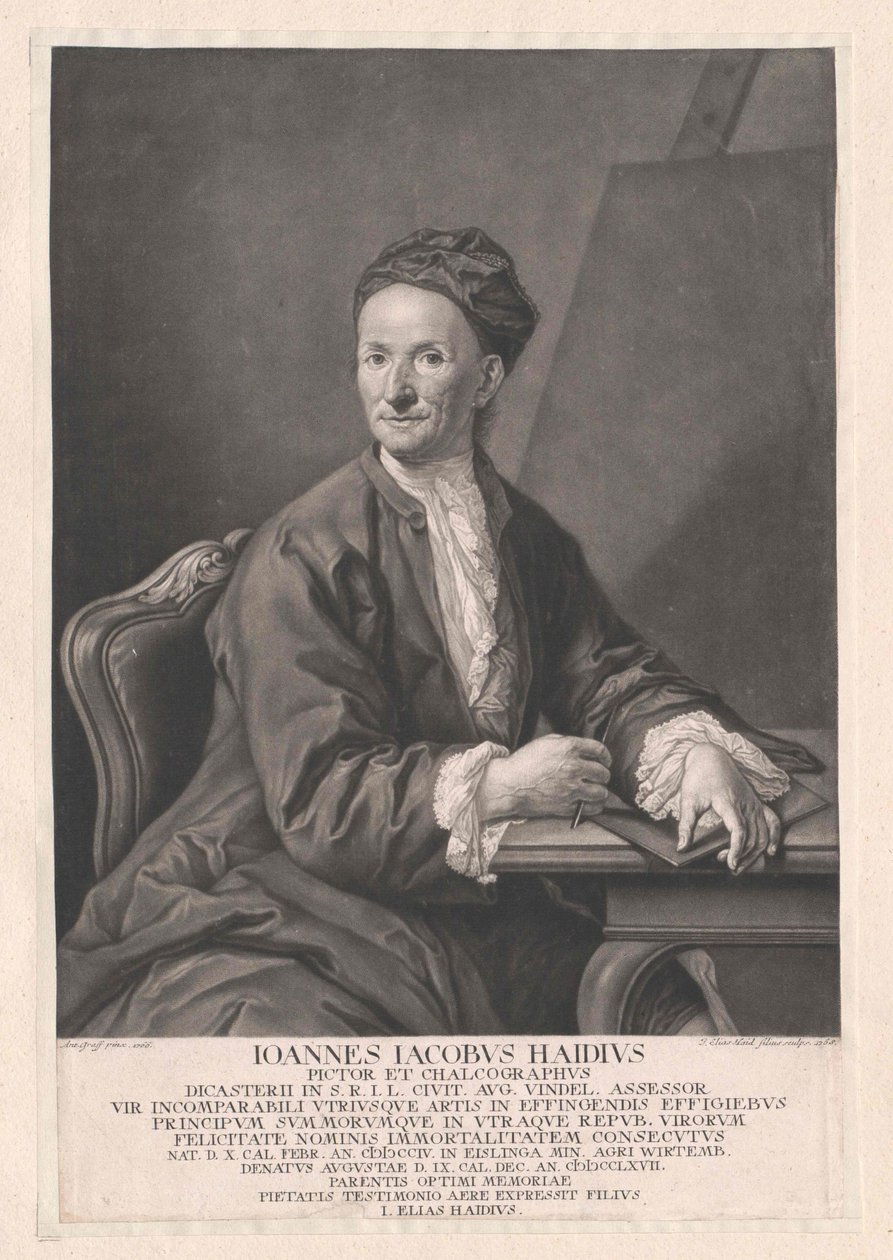 Johann Jakob Haid da Artist Unknown