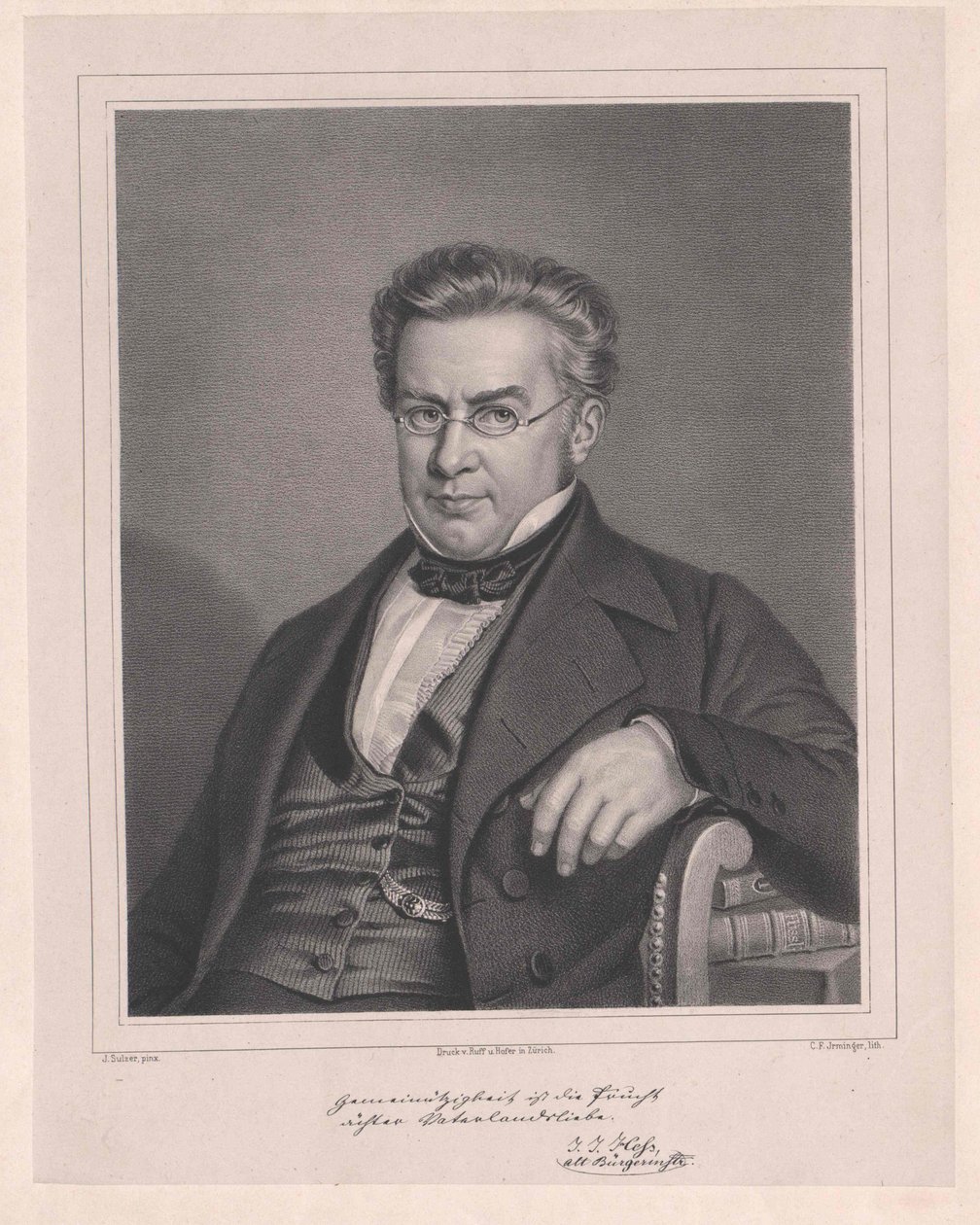 Johann Jakob Hess da Artist Unknown