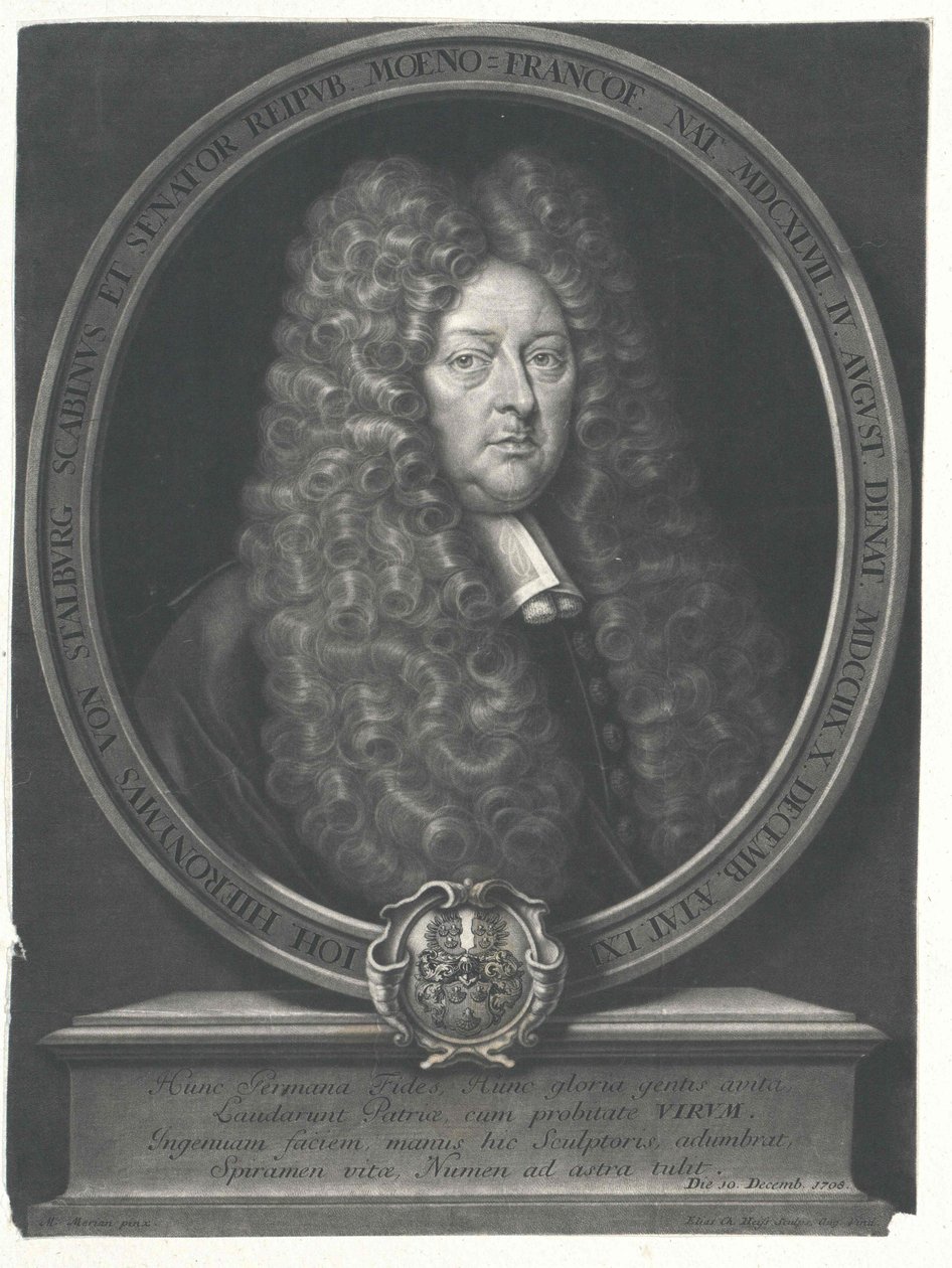 Johann Jerome von Stalburg da Artist Unknown