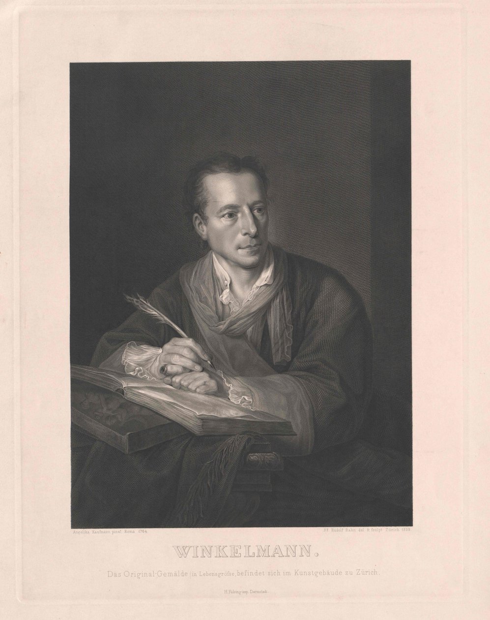 Johann Joachim Winckelmann da Artist Unknown