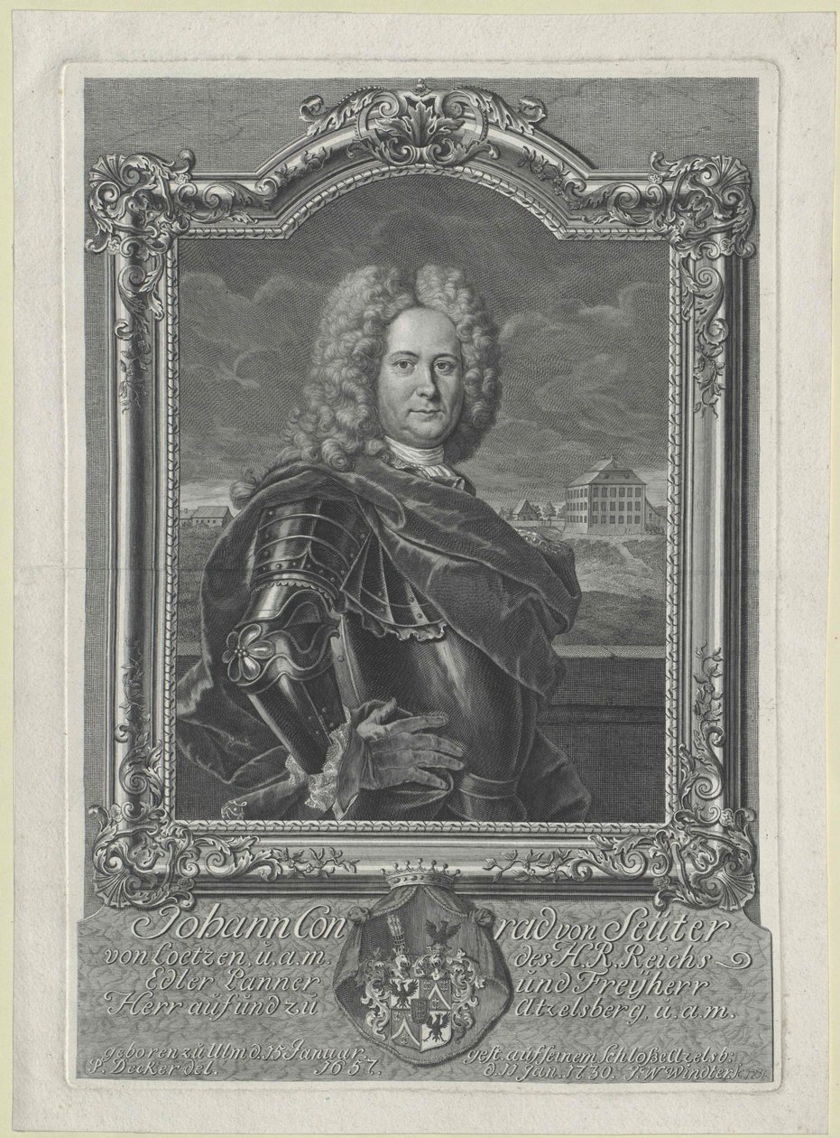 Johann Konrad barone Seutter-Loetzen da Artist Unknown