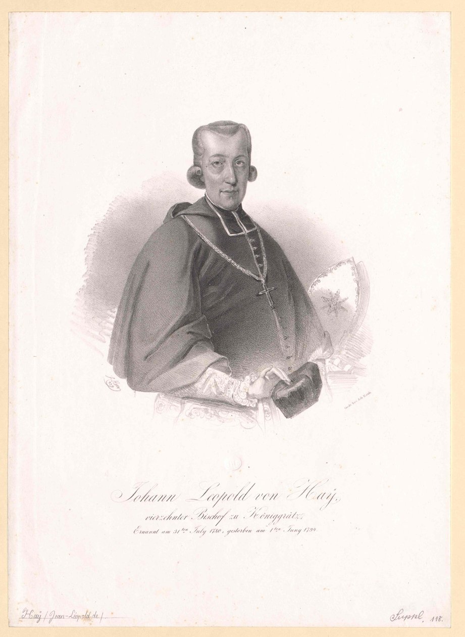 Johann Leopold von Hay da Artist Unknown