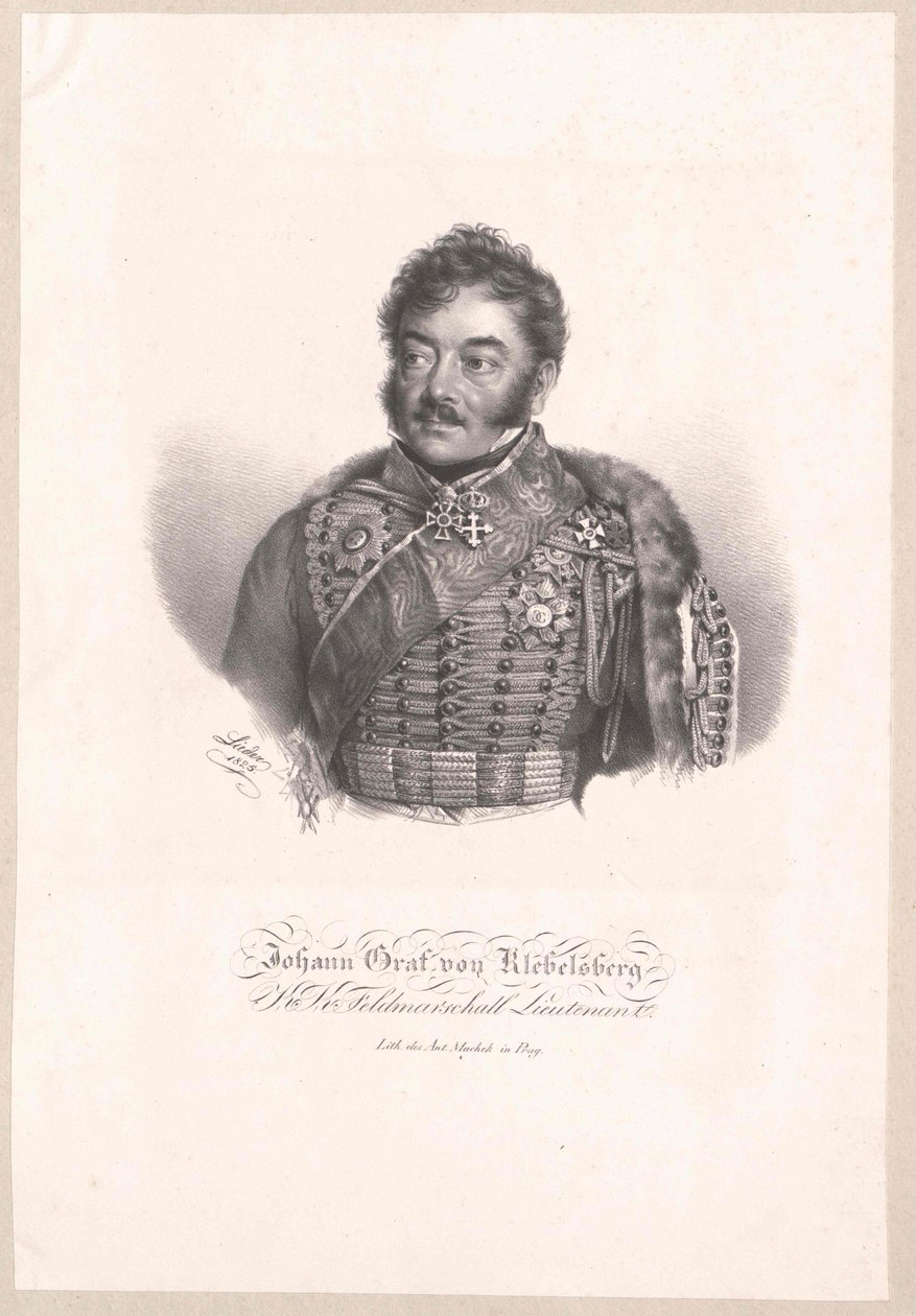 Johann Nepomuk conte di Klebelsberg da Artist Unknown