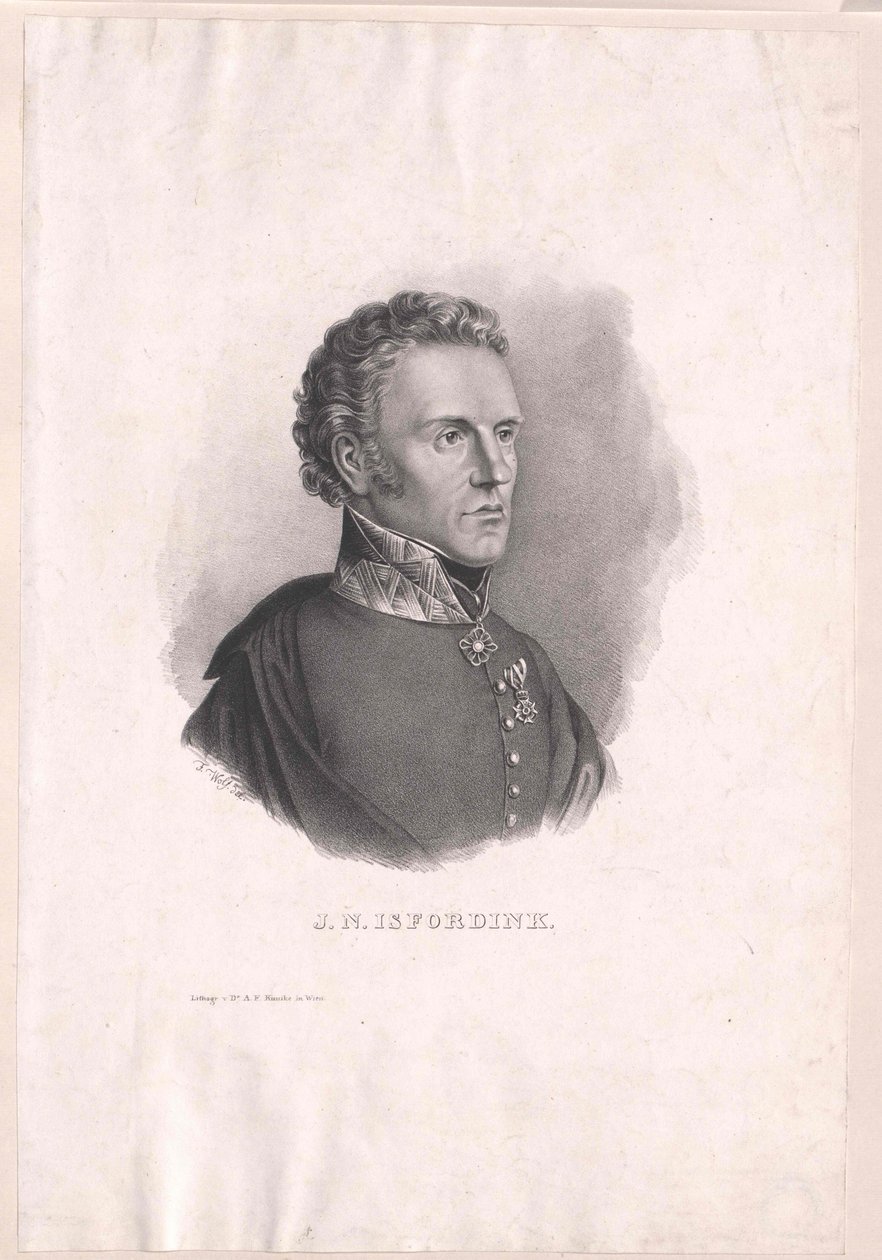 Johann Nepomuk von Isfordink-Kostnitz da Artist Unknown