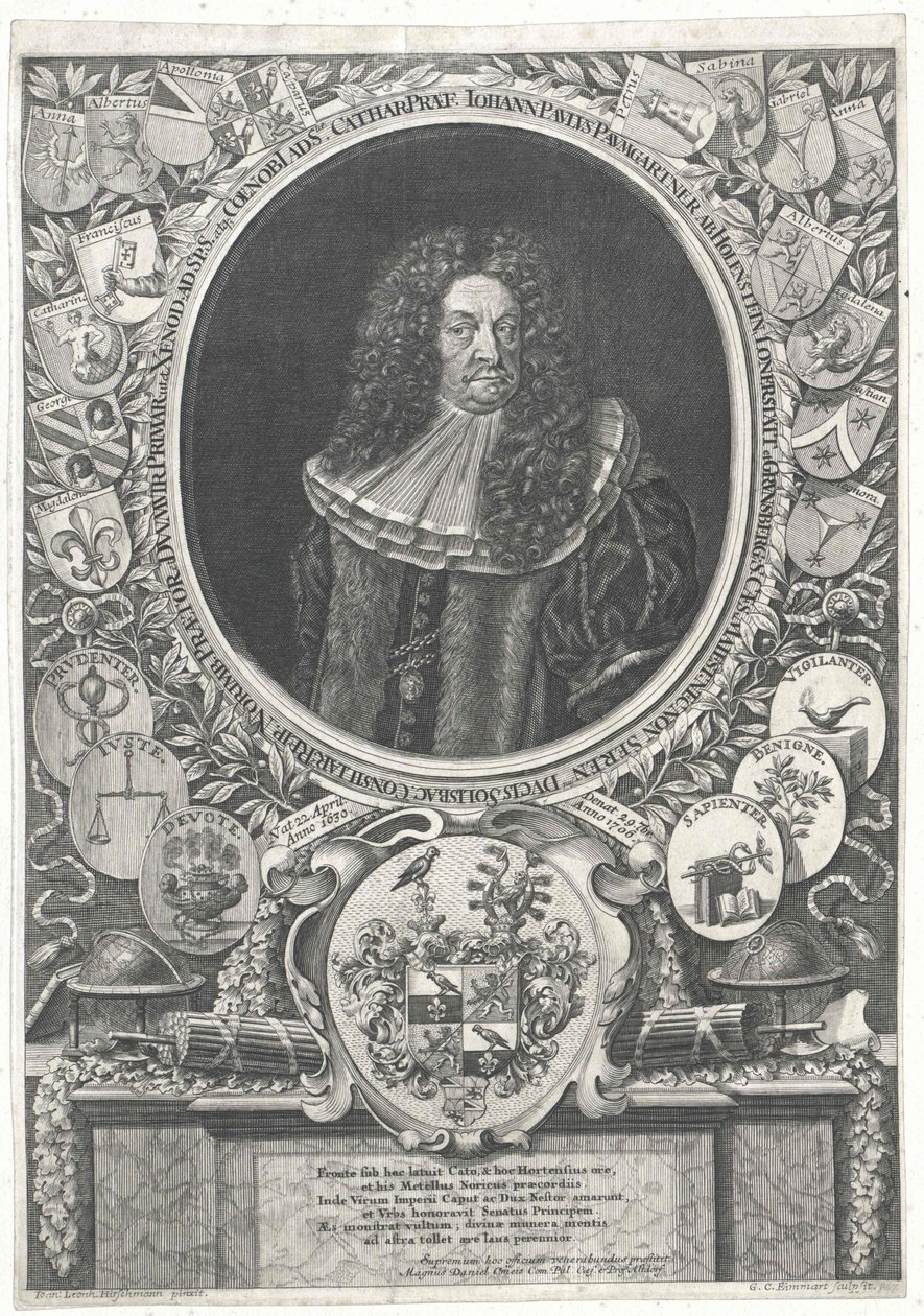 Johann Paul Paumgartner di Holenstein e Lonnerstadt da Artist Unknown