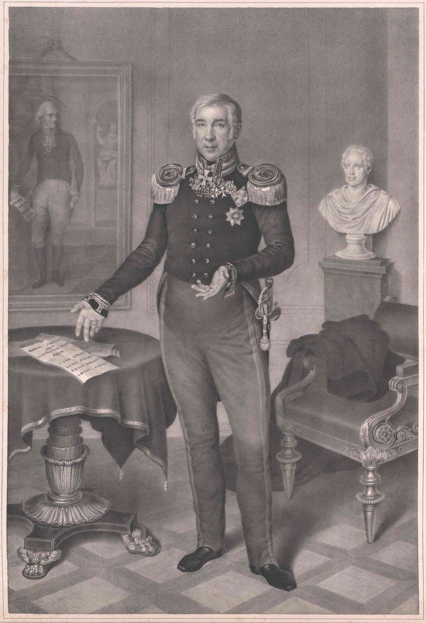 Johann Wilhelm von Wiebel da Artist Unknown