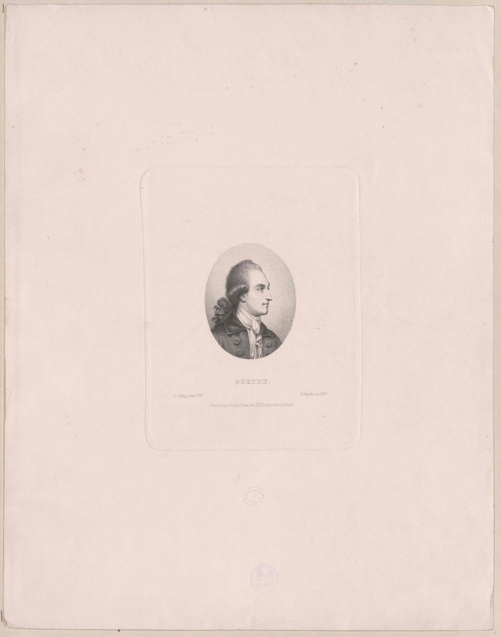 Johann Wolfgang von Goethe da Artist Unknown