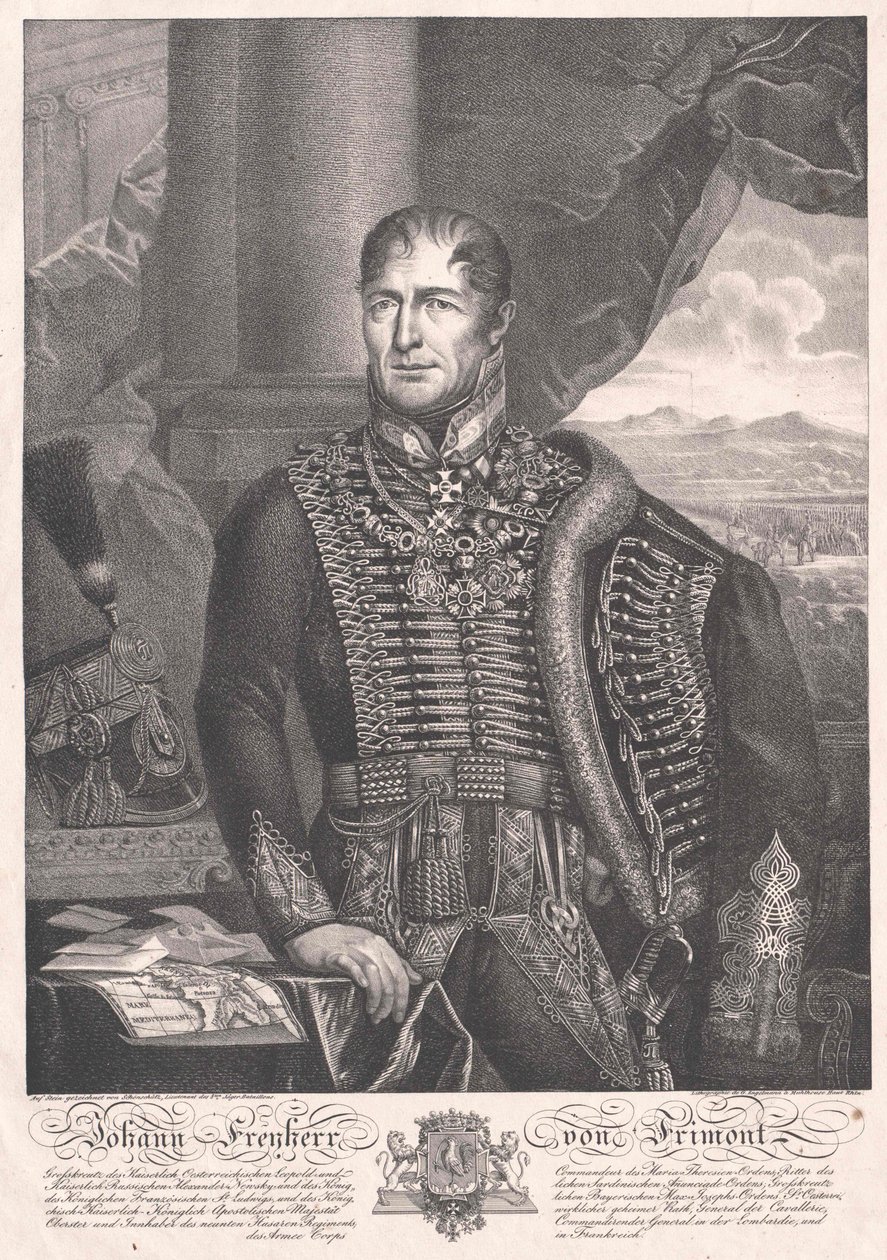 Johann conte Frimont von Palota da Artist Unknown