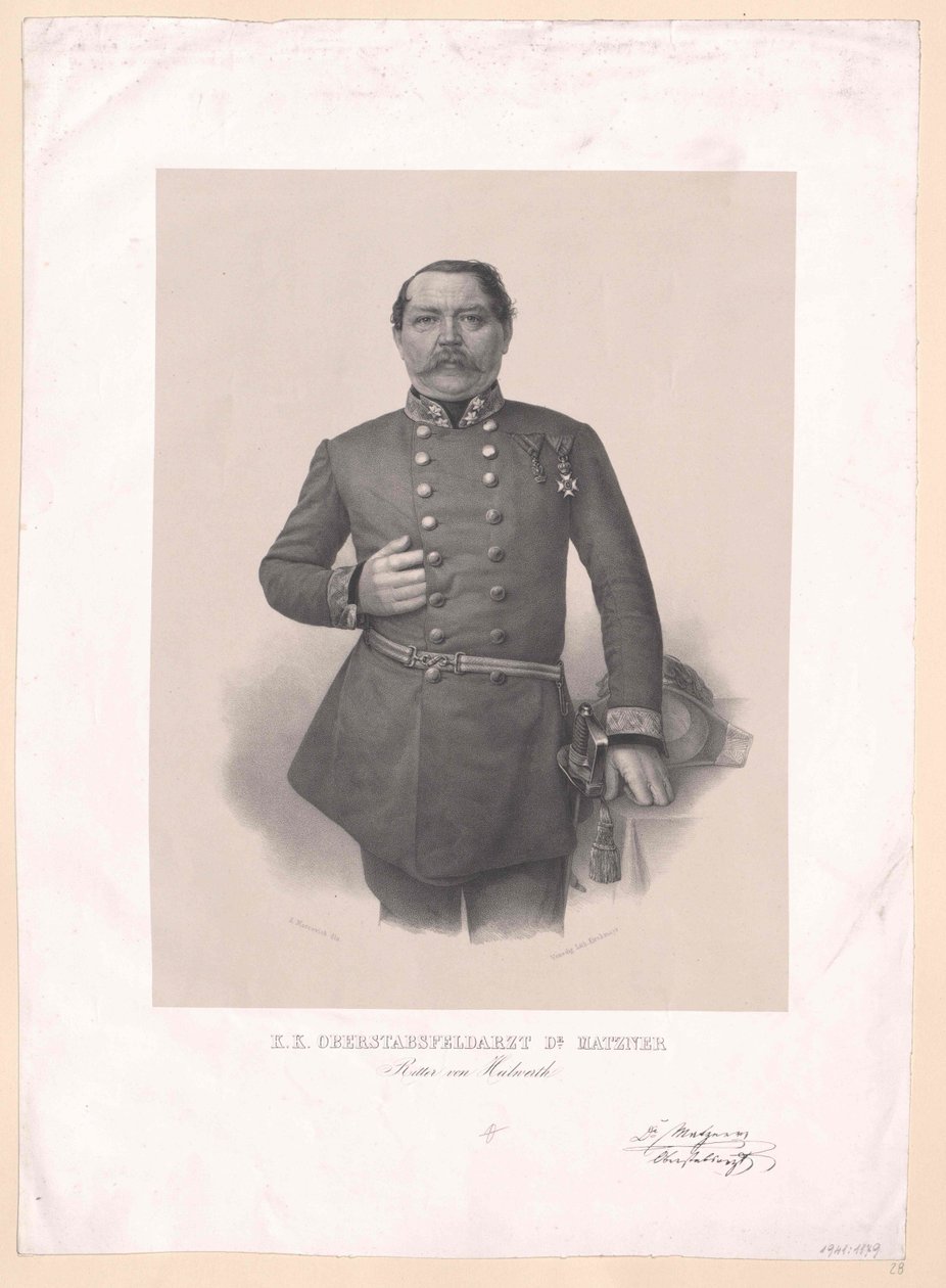 Johann cavaliere Matzner di Heilwerth da Artist Unknown