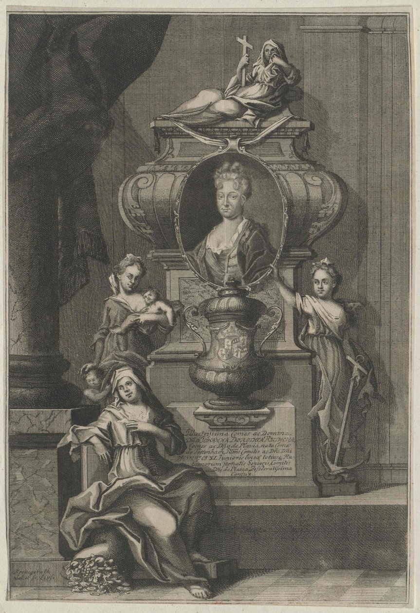 Johanna Dorothea contessa Tattenbach-Geilsdorf da Artist Unknown