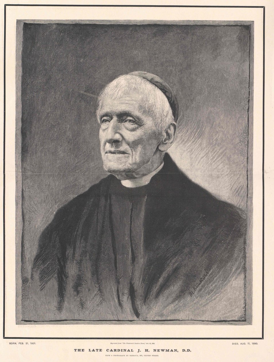 John Henry Newman da Artist Unknown