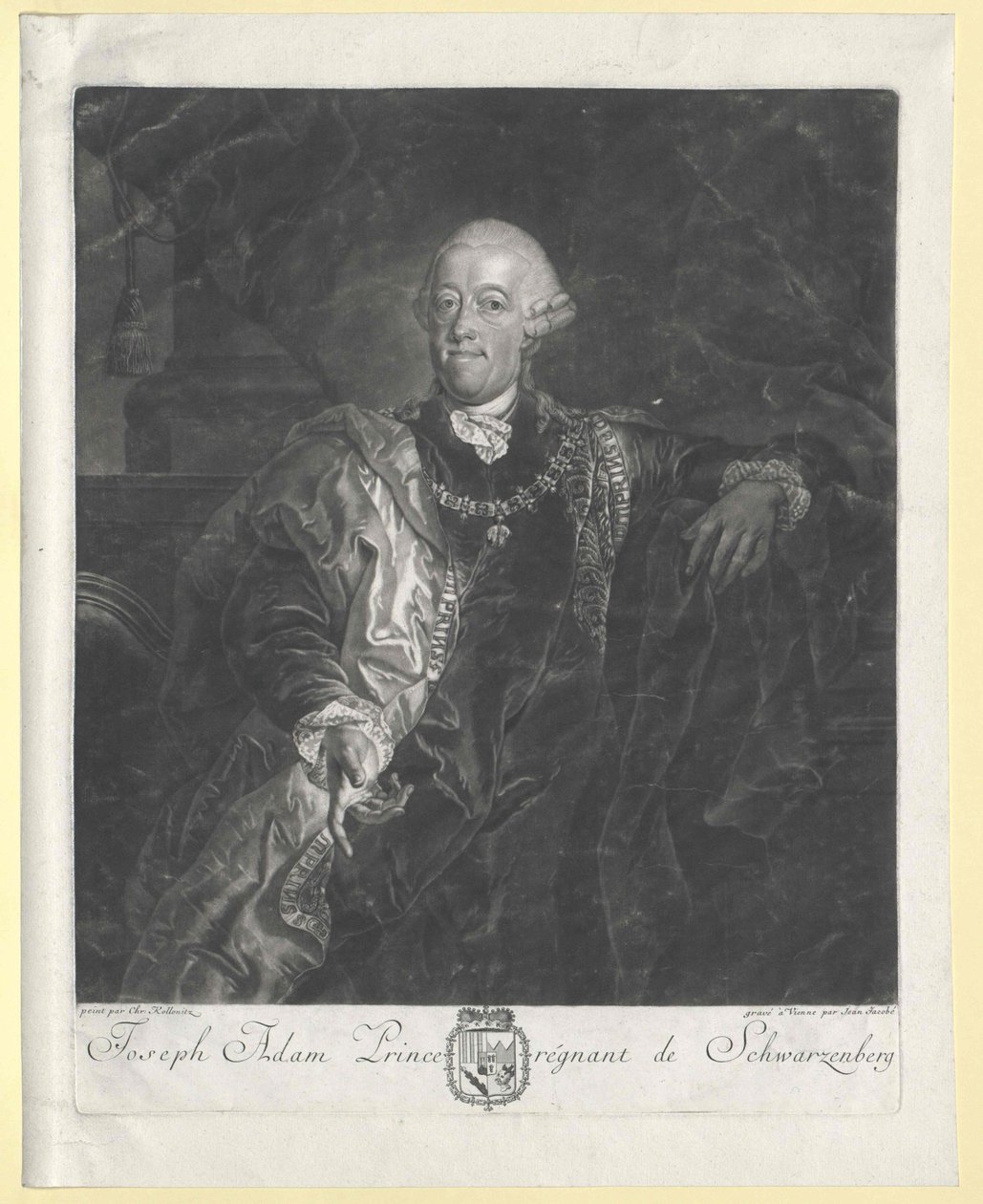 Joseph Adam Johann Nepomuk conte von Schwarzenberg (picco) da Artist Unknown