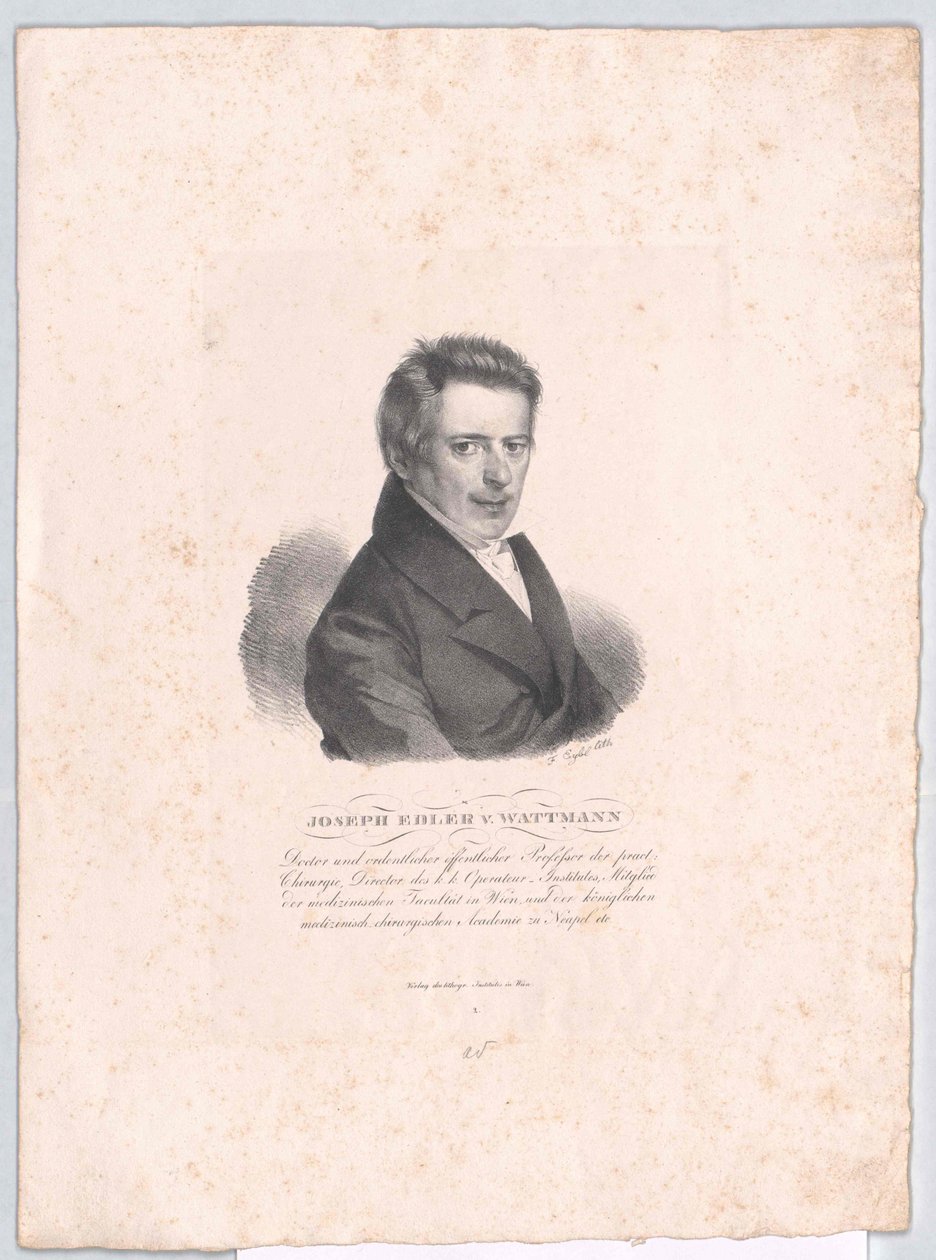 Joseph Baron Wattmann-Maelcamp-Beaulieu (stampa) da Artist Unknown
