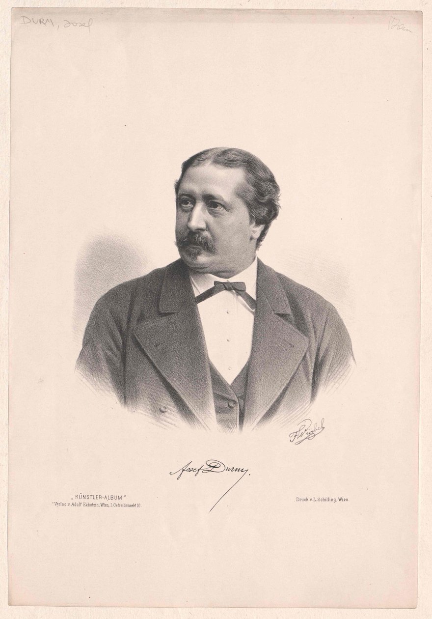 Joseph Durm (stampa) da Artist Unknown