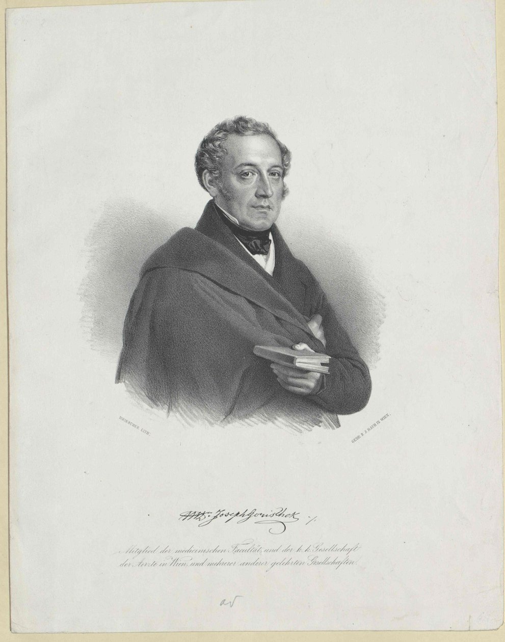 Joseph Gorischek (stampa) da Artist Unknown