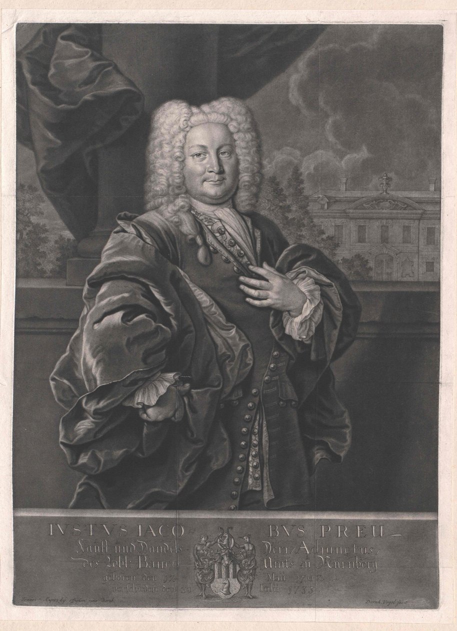 Justus Jacob Preu da Artist Unknown
