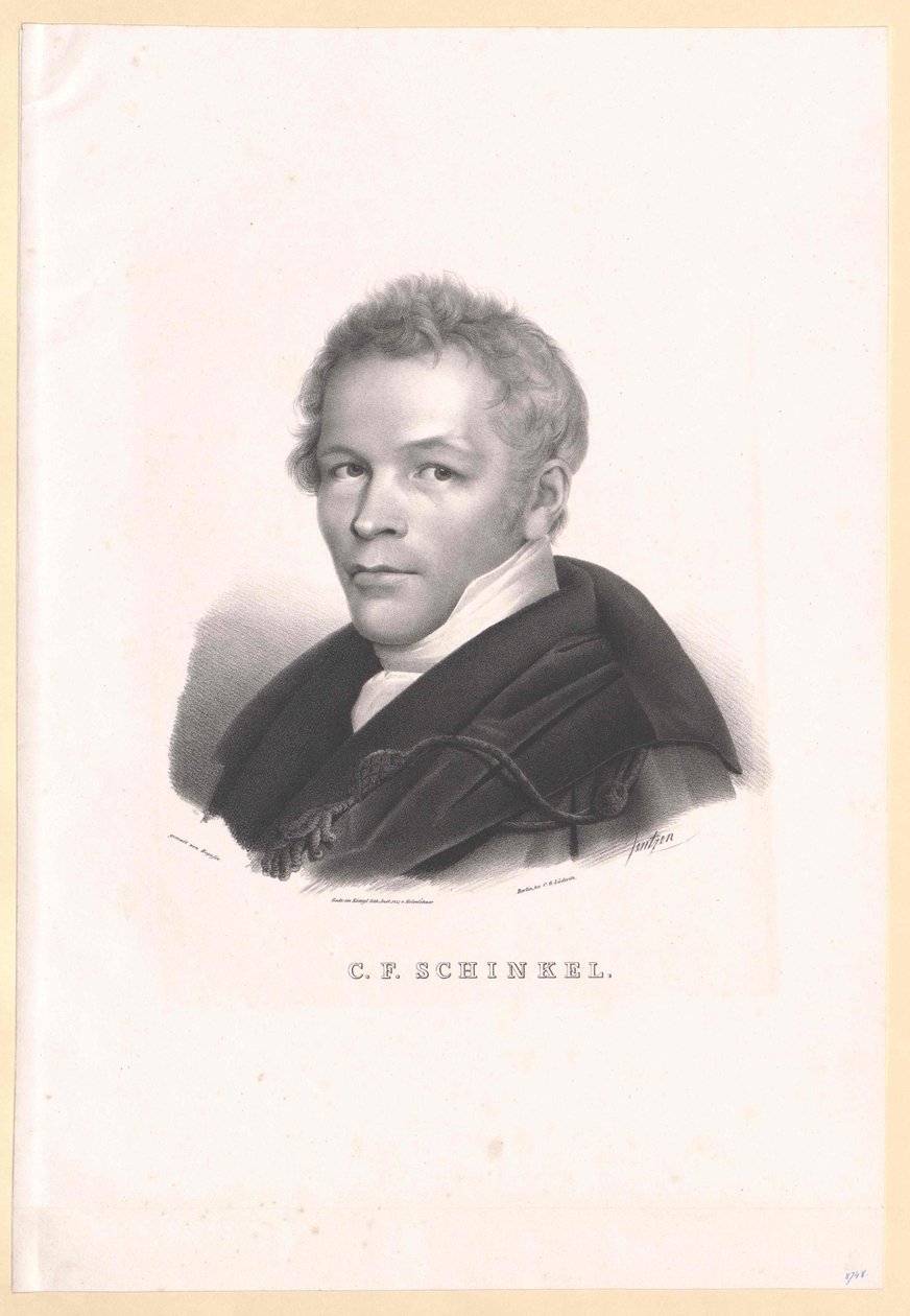 Karl Friedrich Schinkel da Artist Unknown
