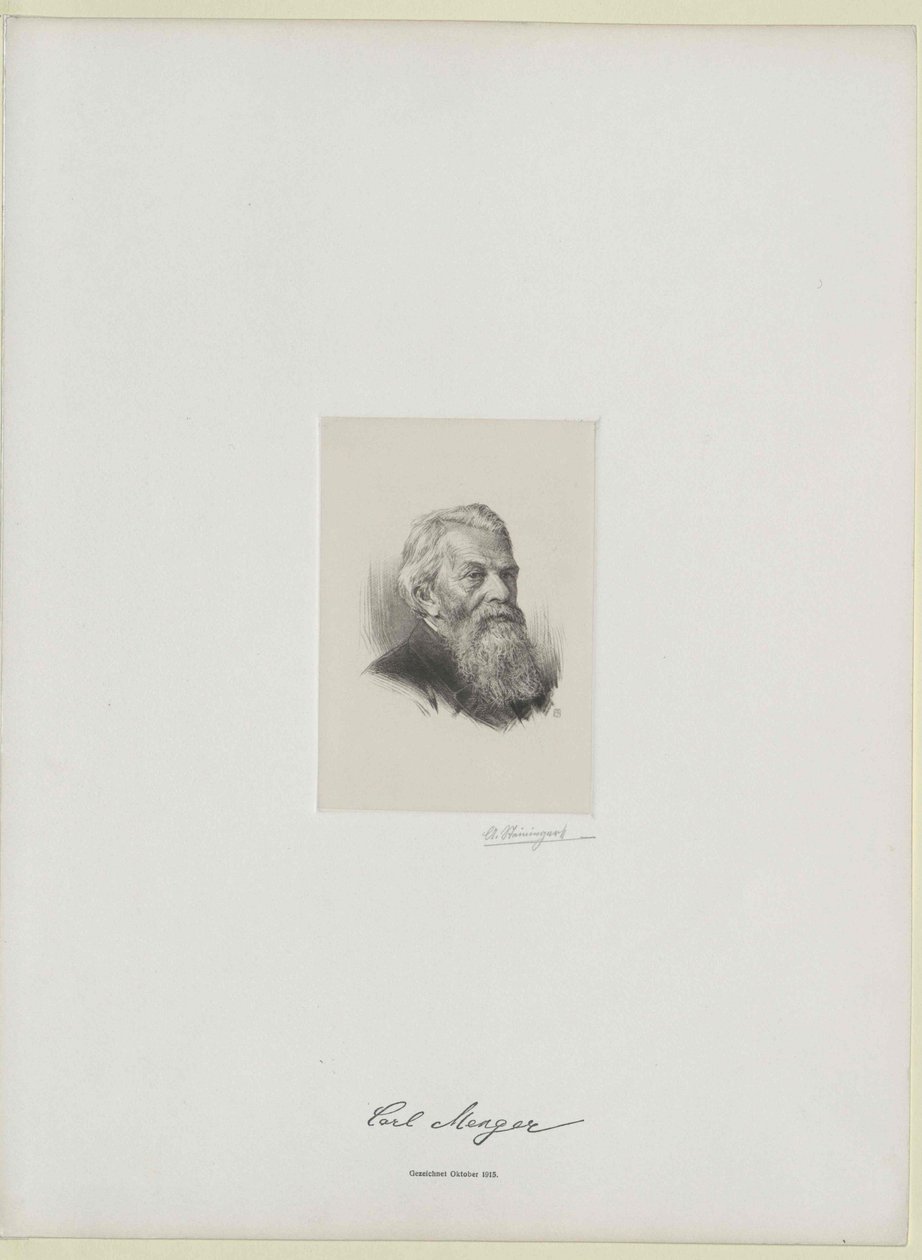Karl Menger da Artist Unknown