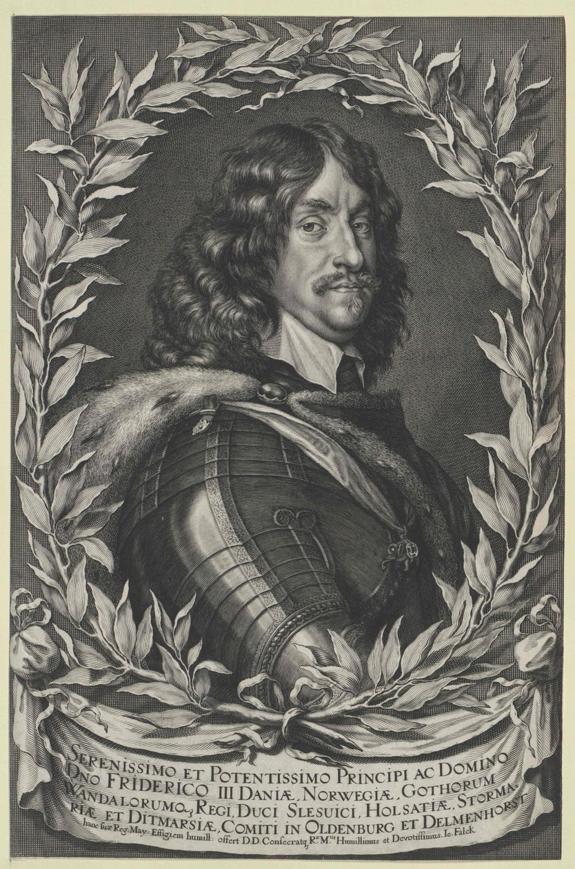 Re di Danimarca Federico III da Artist Unknown