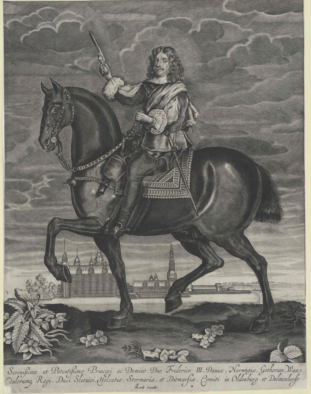 Re di Danimarca Federico III da Artist Unknown