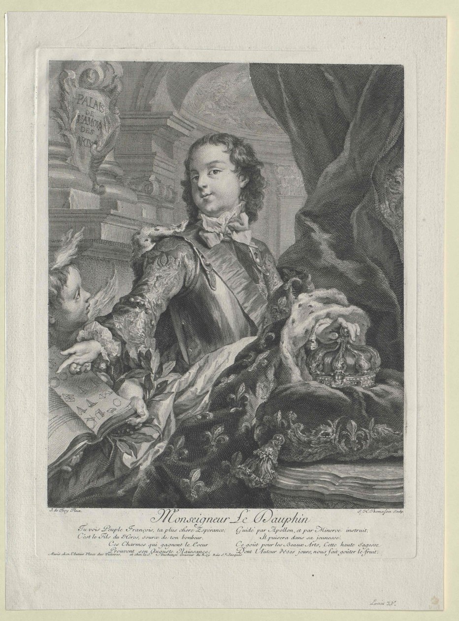 Re di Francia Luigi XV da Artist Unknown