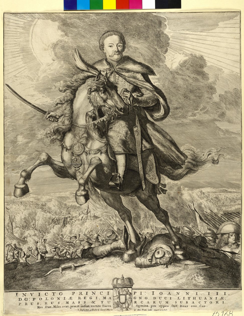 Re di Polonia Johann III Sobieski da Artist Unknown