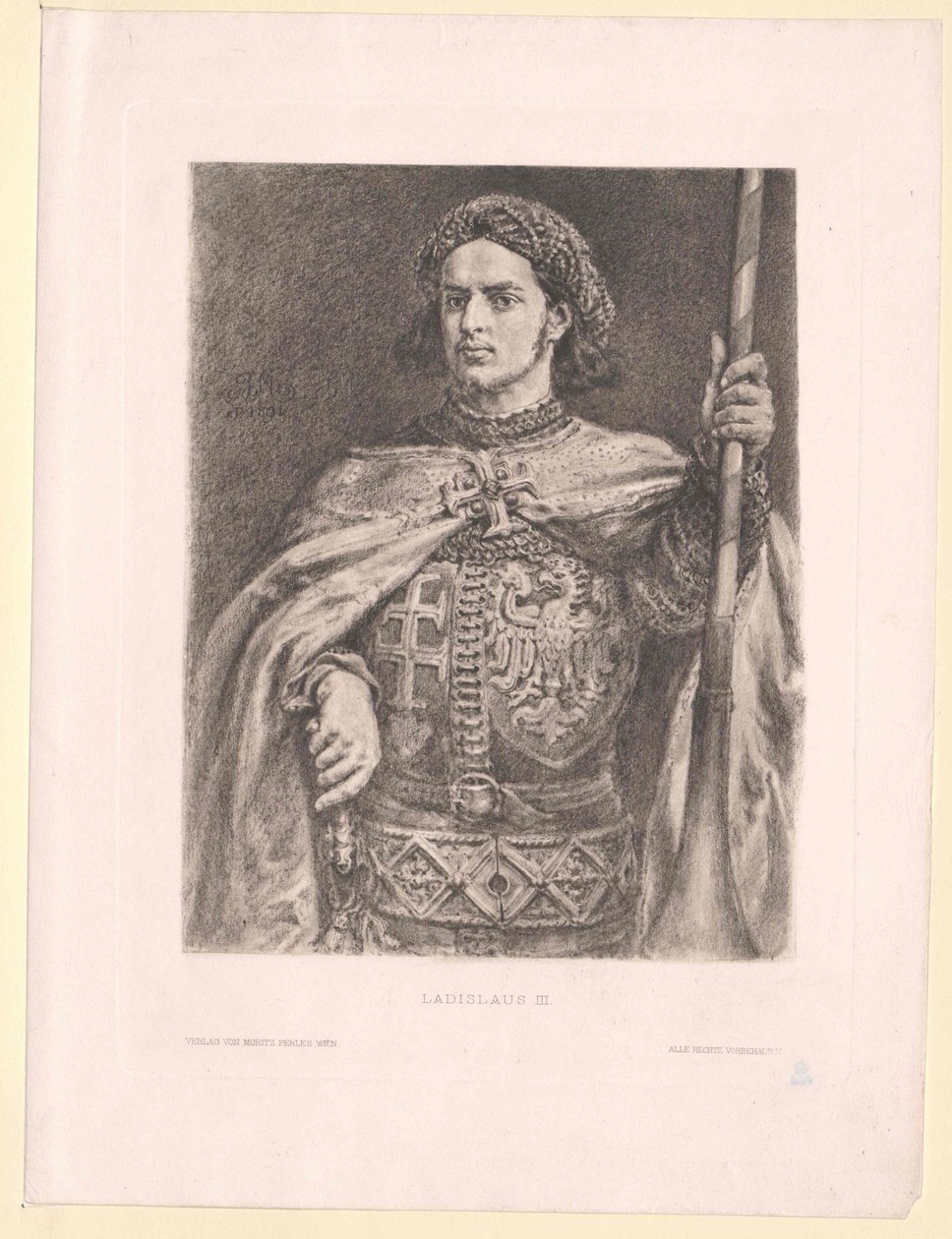 Re di Polonia Vladislav III da Artist Unknown