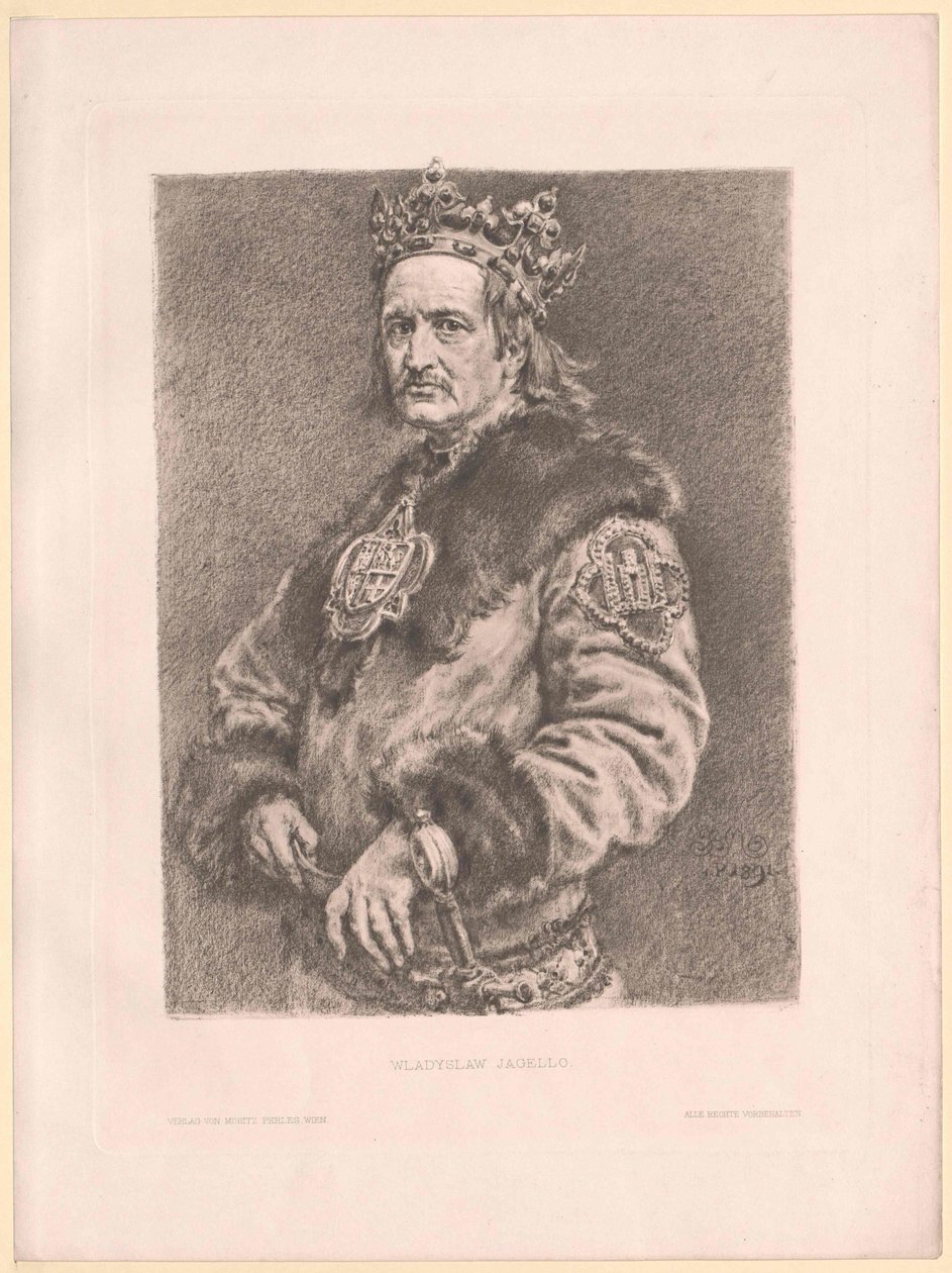 Re di Polonia Vladislav II da Artist Unknown