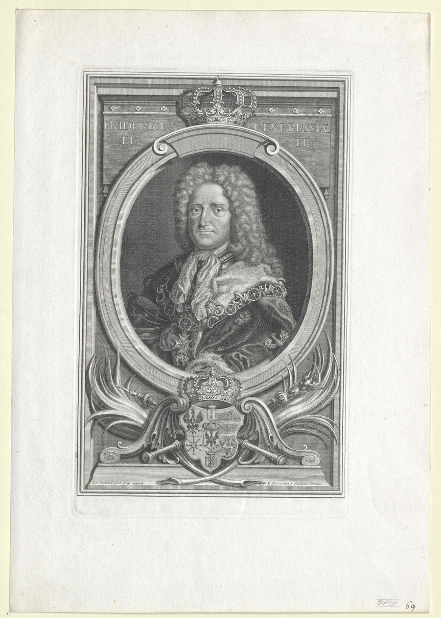 Re di Prussia Federico I da Artist Unknown