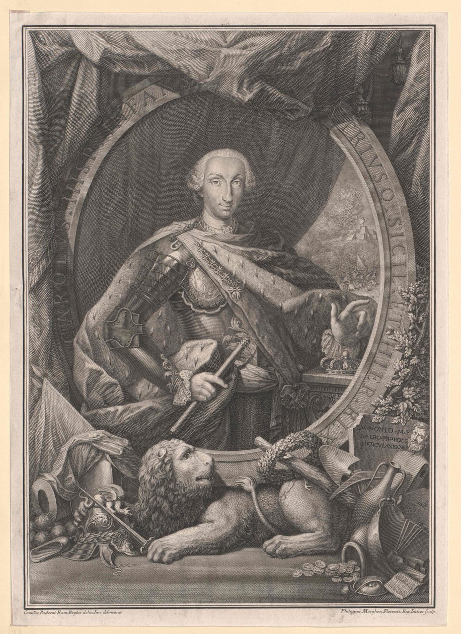Re di Spagna Carlo III da Artist Unknown