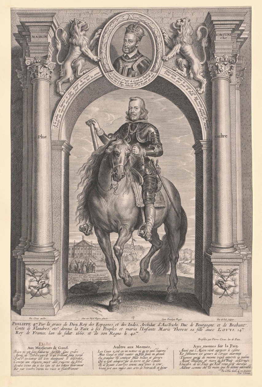 Re di Spagna Philipp IV da Artist Unknown