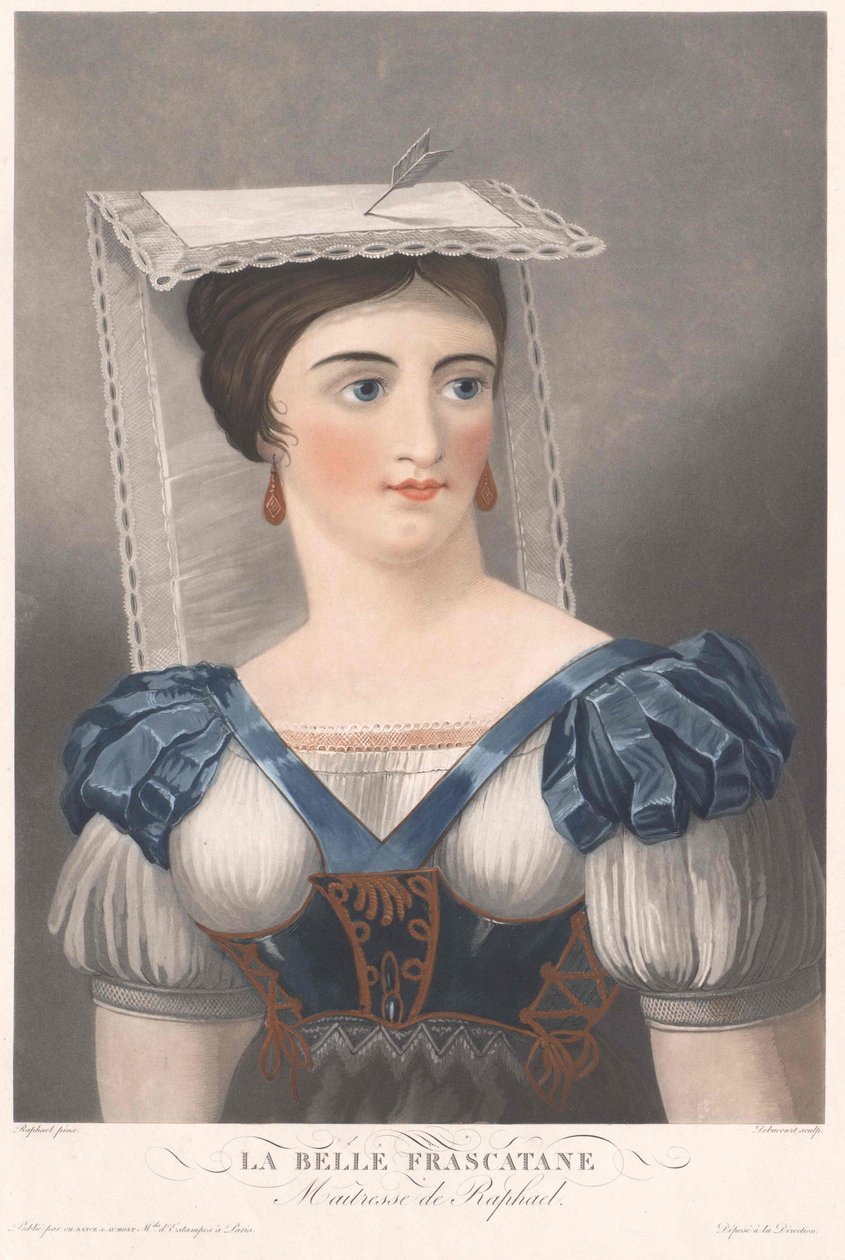 La Fornarina (print) da Artist Unknown