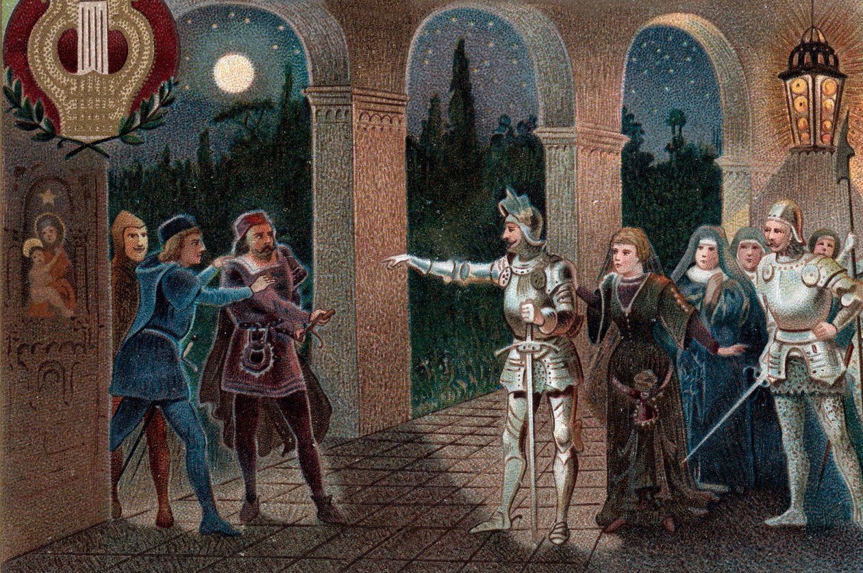 Leonora rapita dal convento da Manrico, Atto II, scena 5, dell