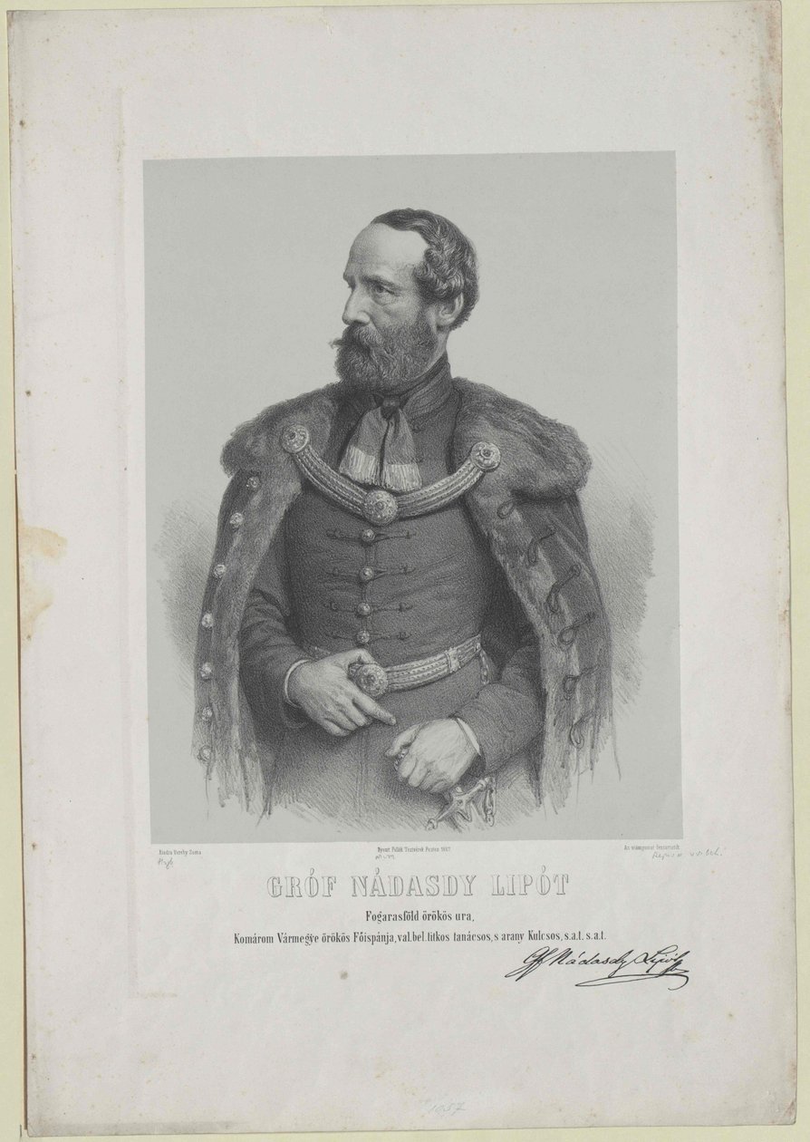 Leopoldo conte Nadasdy-Nadasd-Fogaras da Artist Unknown