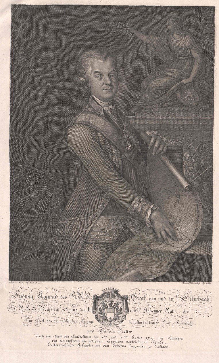 Ludwig Konrad conte Lehrbach da Artist Unknown