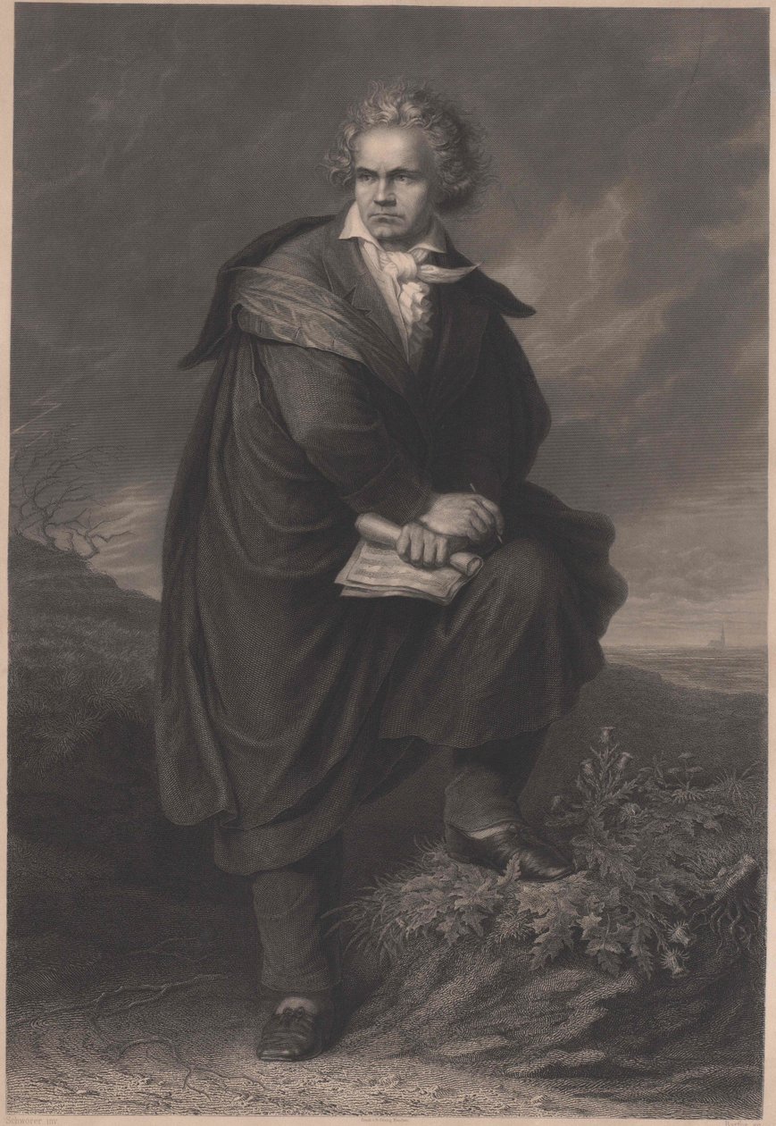 Ludwig van Beethoven da Artist Unknown