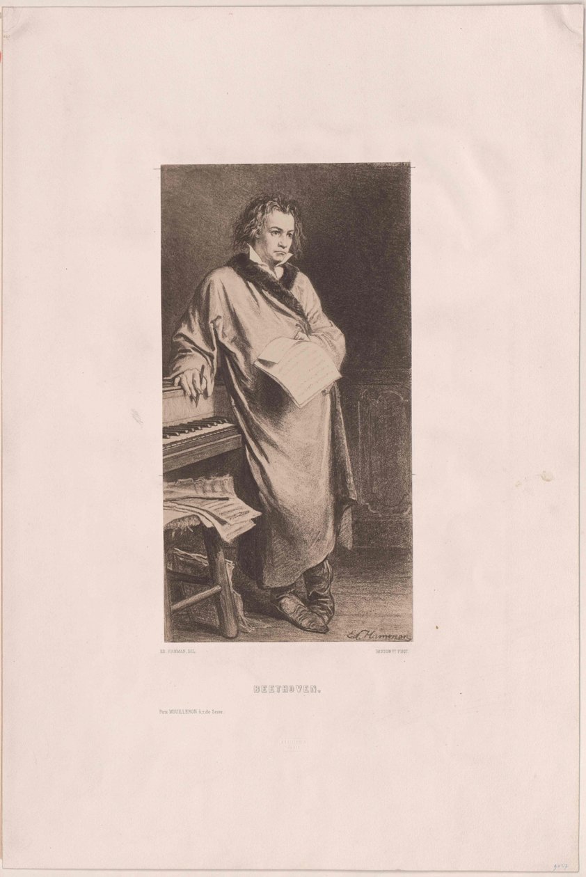 Ludwig van Beethoven da Artist Unknown