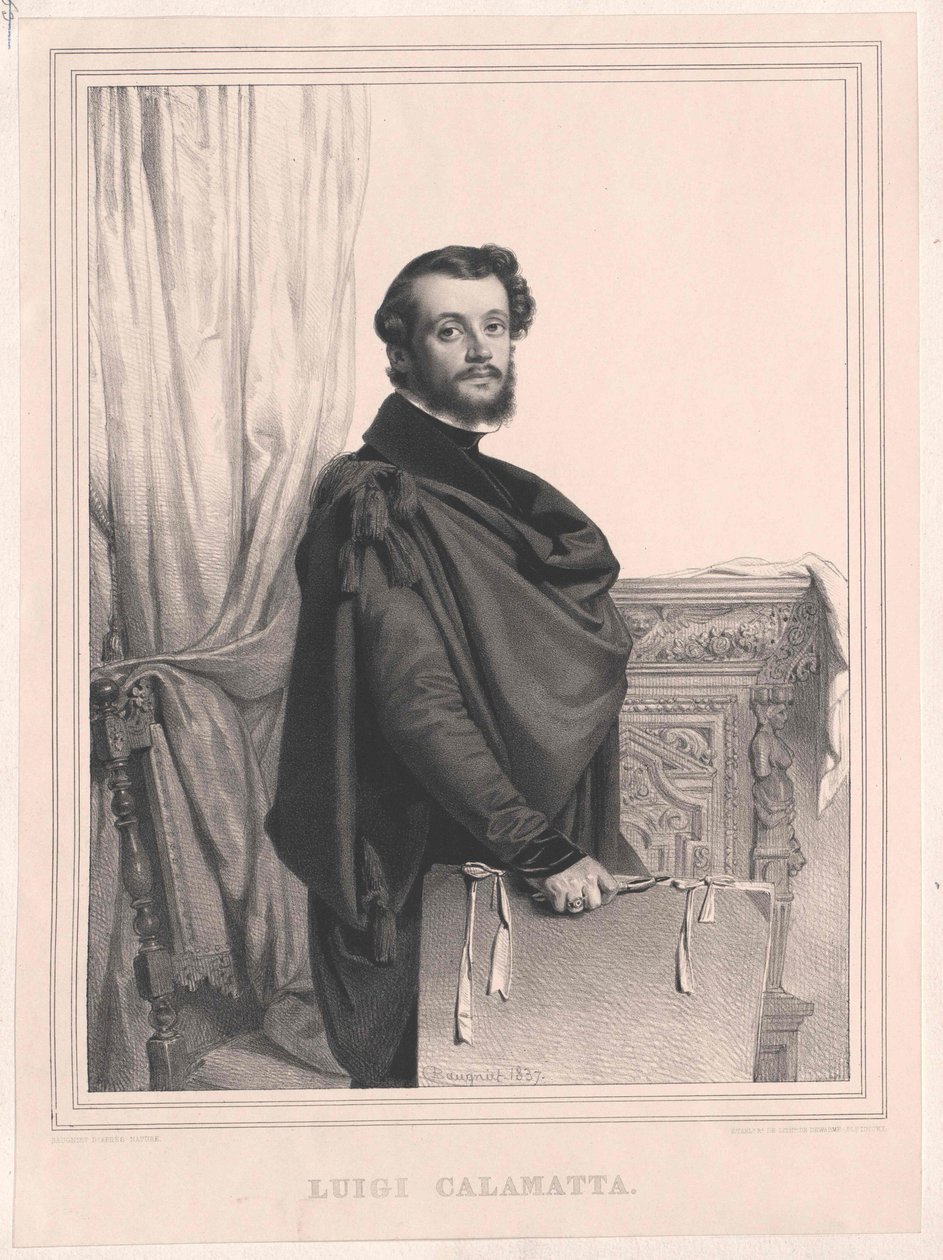 Luigi Calamatta da Artist Unknown