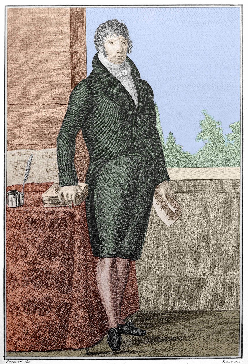 Luigi Cherubini da Artist Unknown