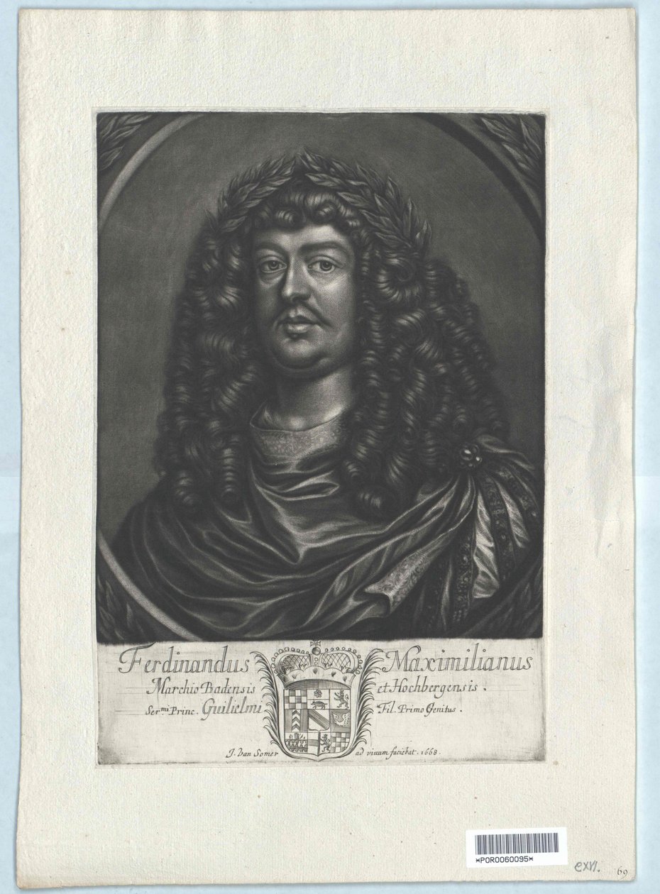 Margravio di Baden-Baden Ferdinando Massimiliano da Artist Unknown