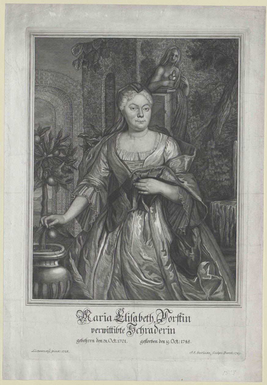 Maria Elisabeth Vorst da Artist Unknown