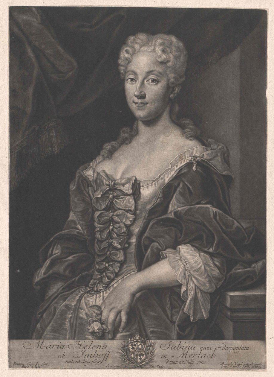 Maria Helen Sabina von Imhoff da Artist Unknown